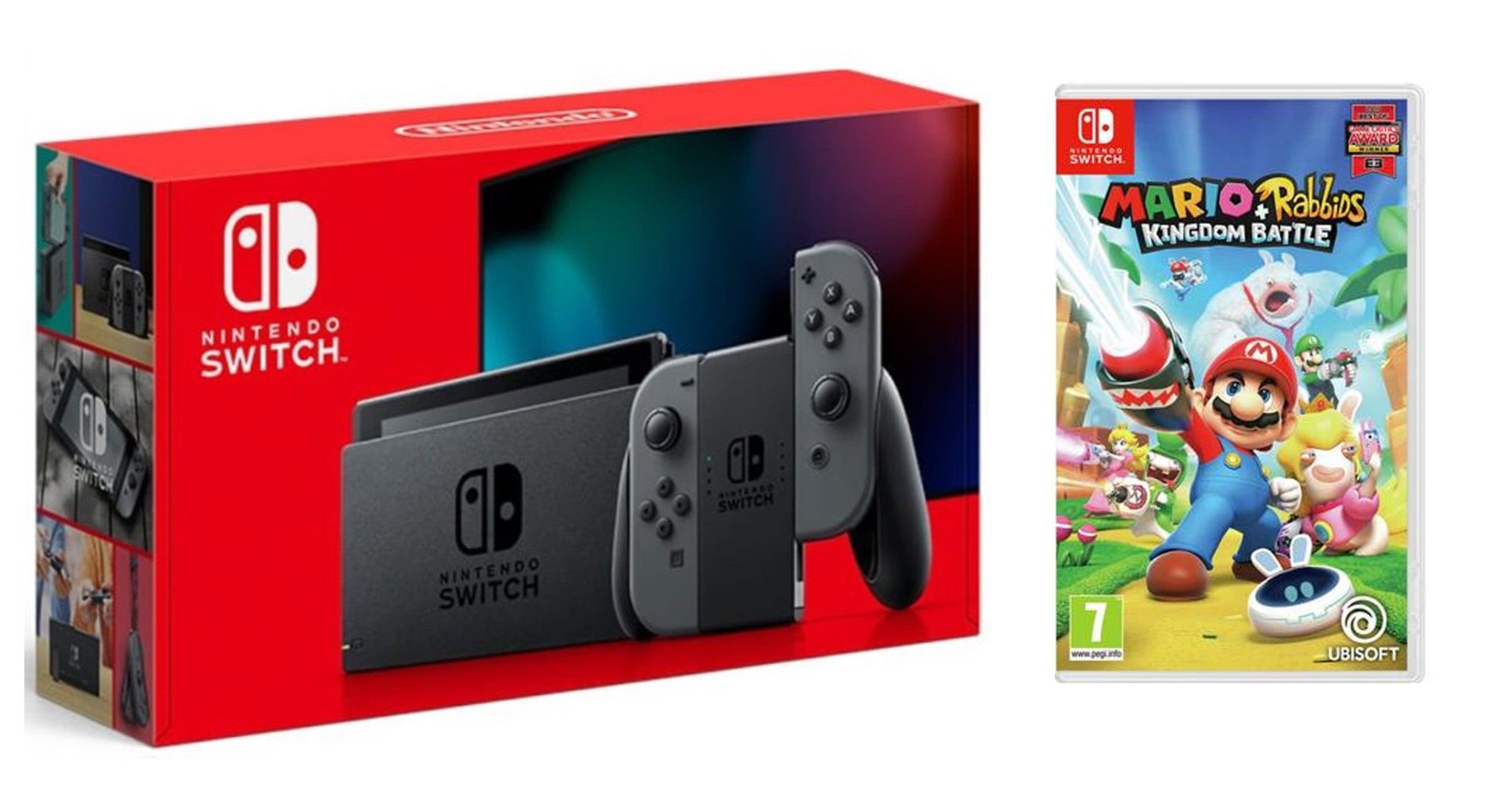 Nintendo Switch Neon blue/red - Обновлённая версия + Игра Mario and Rabbids  Kingdom Battle – фото, отзывы, характеристики в интернет-магазине ROZETKA  от продавца: GameSales | Купить в Украине: Киеве, Харькове, Днепре, Одессе,