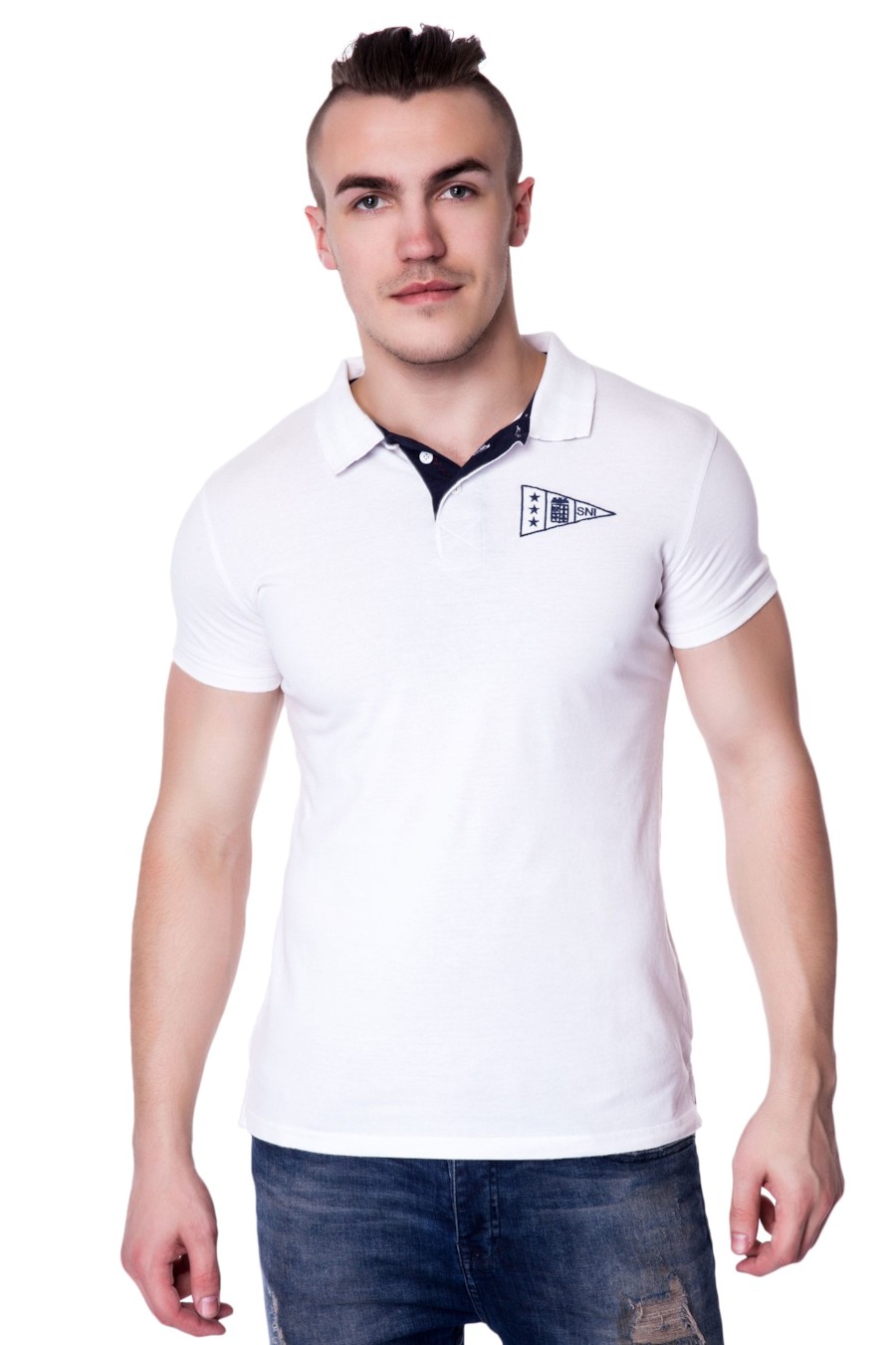 

Поло Scuola nautica italiana (L) Белый, Поло Scuola nautica italiana 50(L) Белый