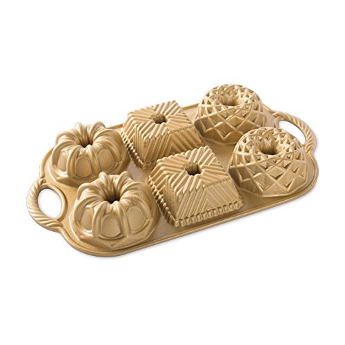 

Форма для выпечки Nordic ware Bundtlette gold 91237
