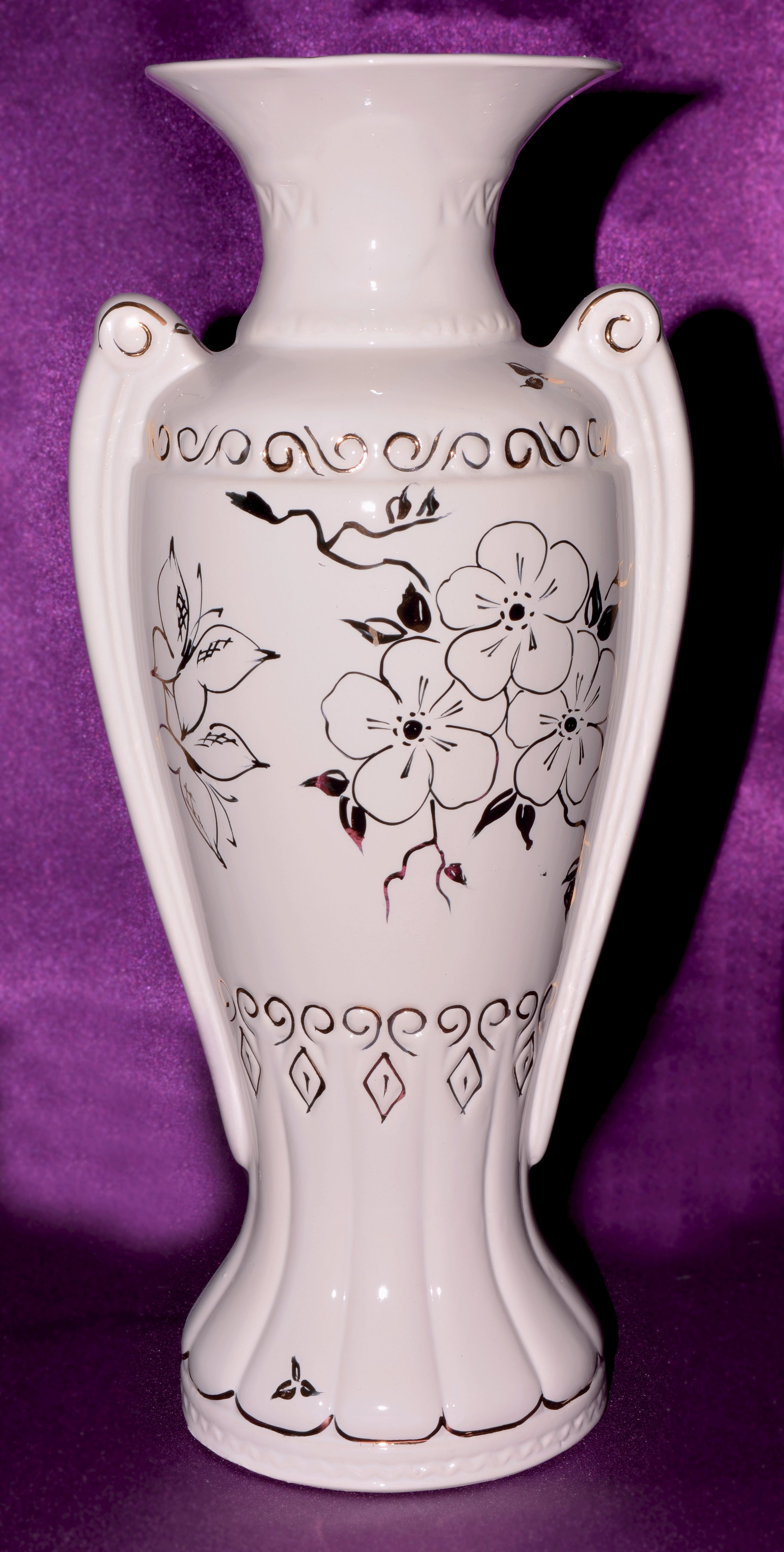 

Ваза декоративная Simona Gold Slav Ceramics T-ТС00540