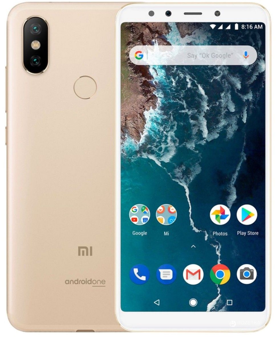 Мобильный телефон Xiaomi Mi A2 4/64GB Gold – отзывы покупателей | ROZETKA