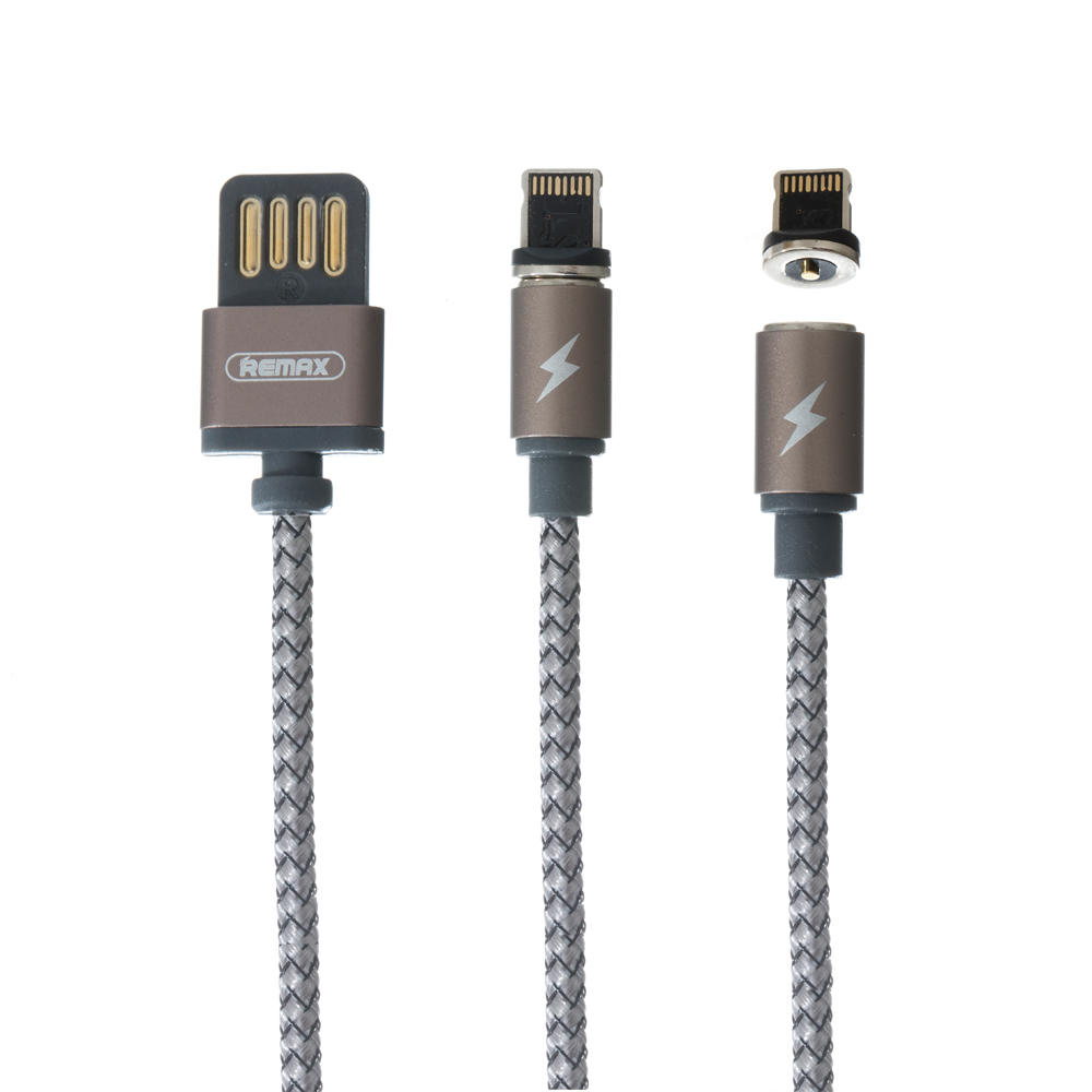 Кабель Remax RC-095i Gravity Lightning-USB Black (RC-095i) – низкие ...