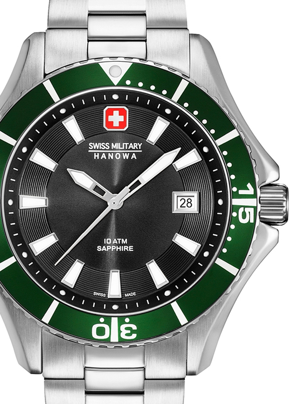 

Часы Swiss Military Hanowa 06-5296.04.007.06 Nautila Herren 46mm 10ATM