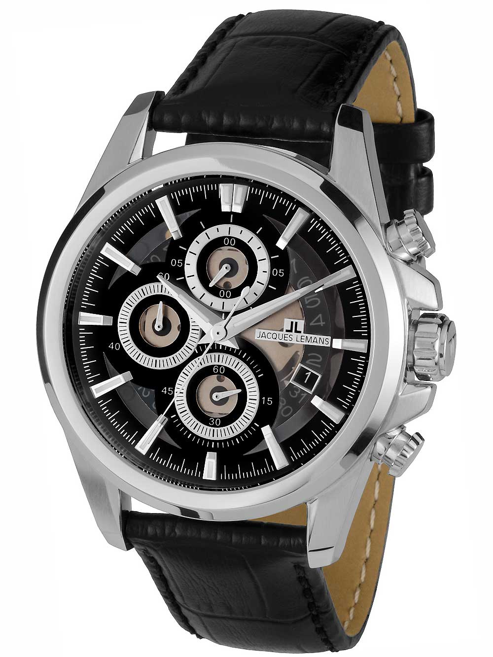 

Часы Jacques Lemans 1-1847A Liverpool Chronograph Herren 44mm 10ATM