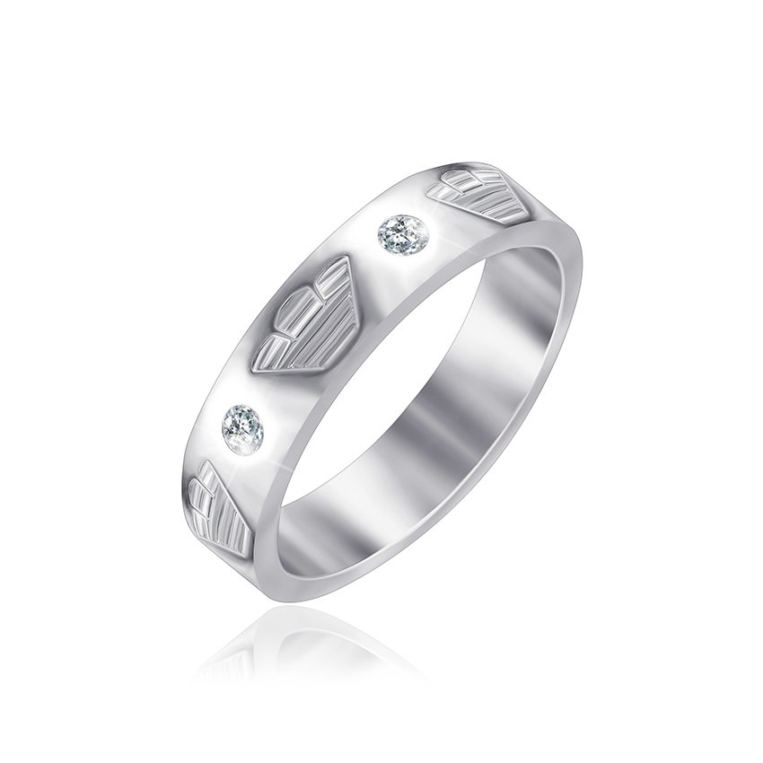 

Серебряное кольцо Silvex925 с фианитом 18.1 мм модели К2Ф/477-К