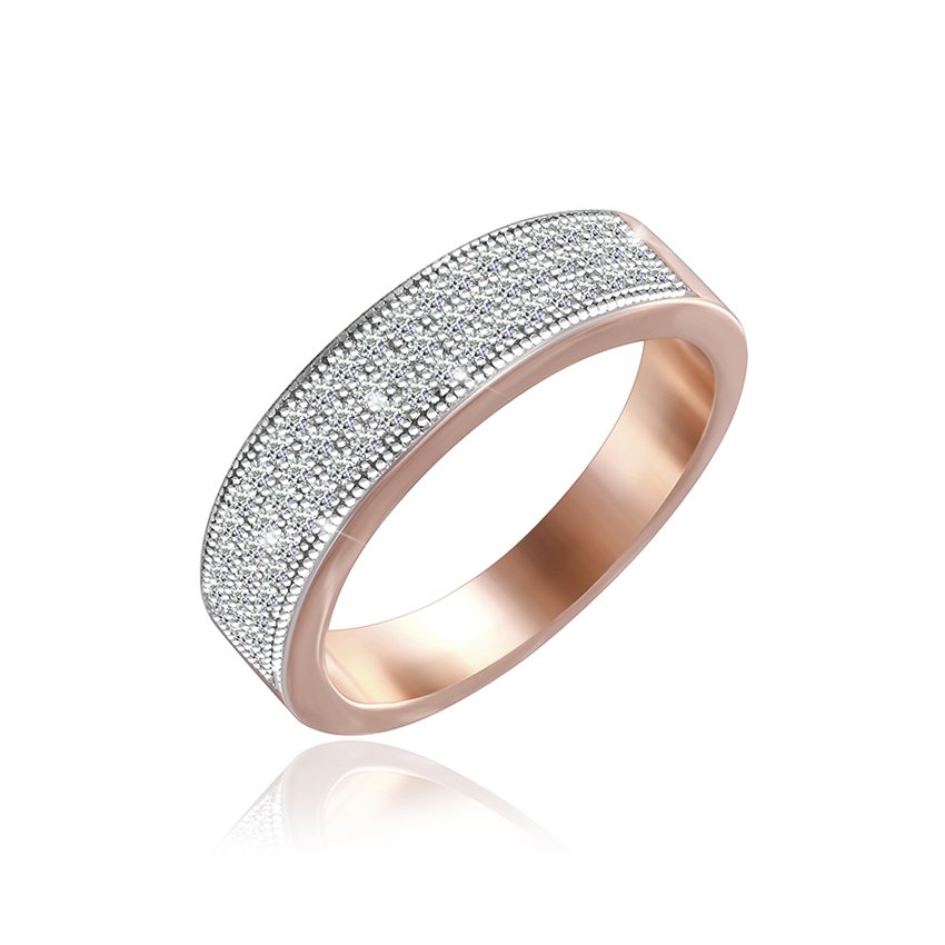 

Серебряное кольцо Silvex925 с фианитом 17.8 мм модели КК3Ф/203-И