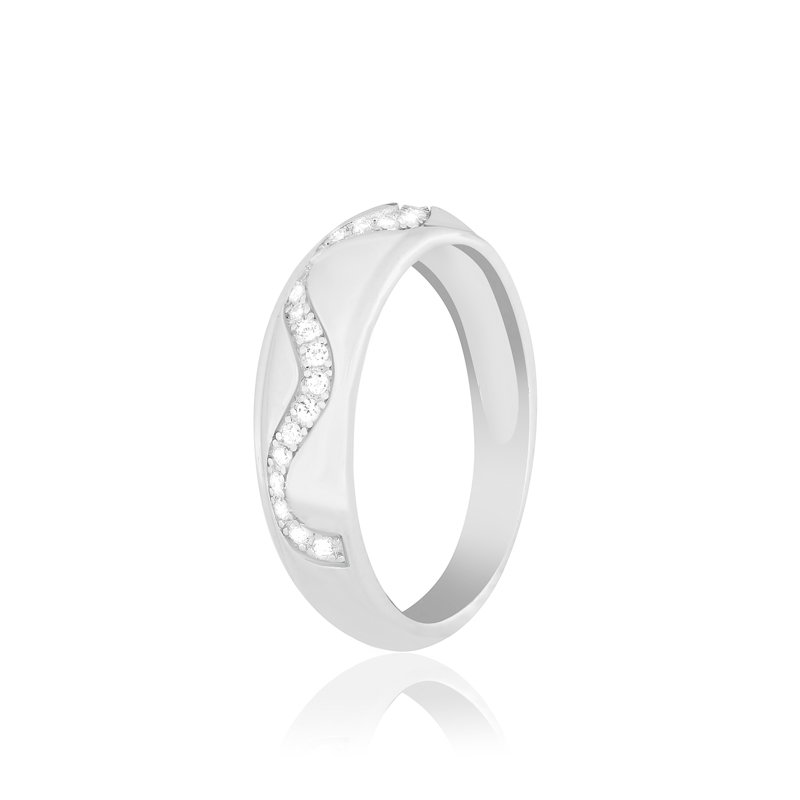 

Серебряное кольцо Silvex925 с фианитом 16.5 мм модели КК2Ф/195-Д
