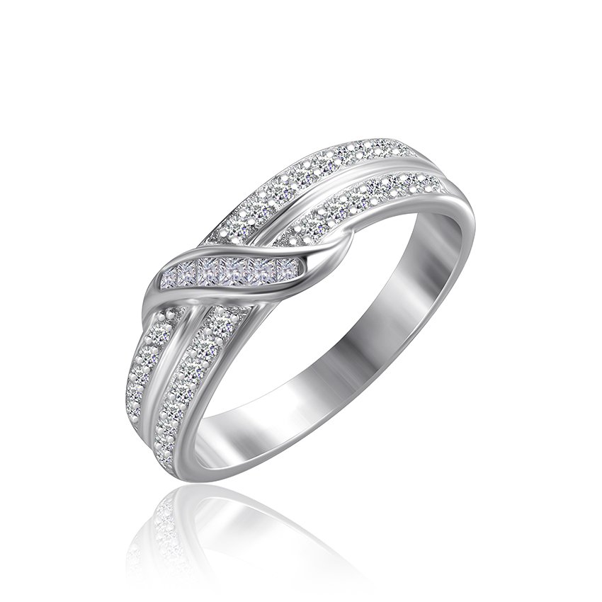 

Серебряное кольцо Silvex925 с фианитом 17.8 мм модели К2Ф/315-И