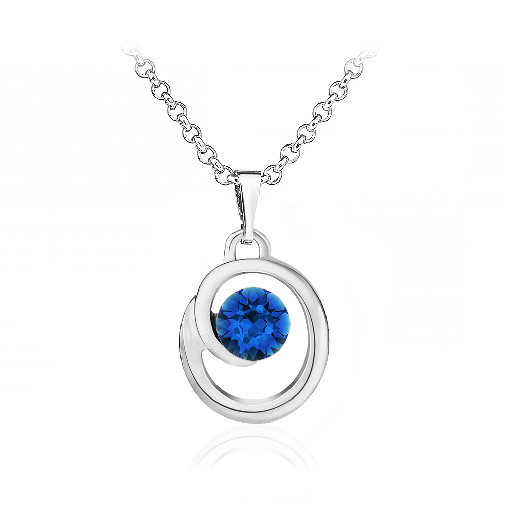 

Кулон c цепочкой KOBI Sole с камнем Swarovski Ø 4 мм модели 7031-0390-72-32