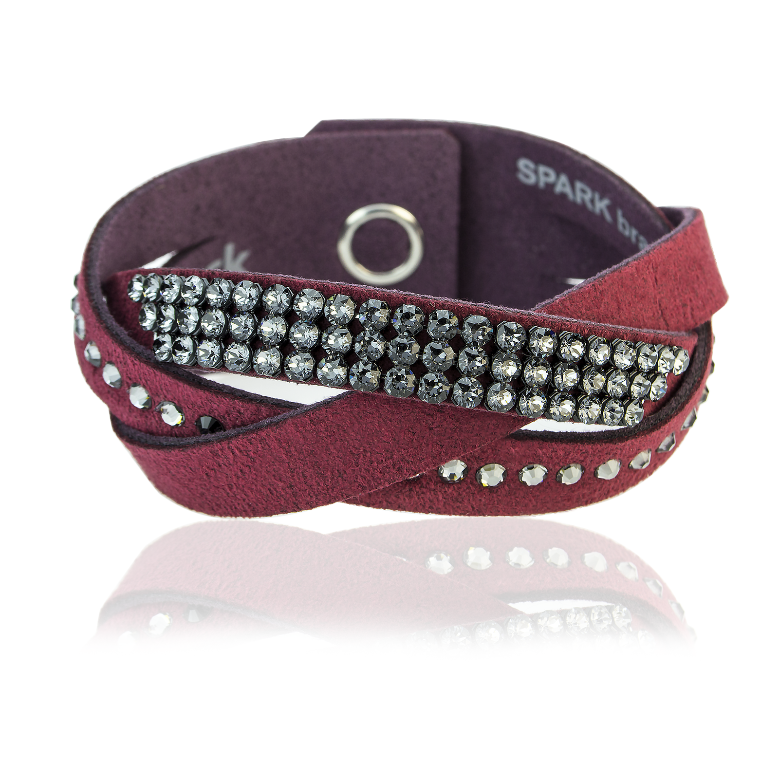 

Замшевый браслет SPARK Mix Braid со Swarovski модели BMIX1W3BUSN