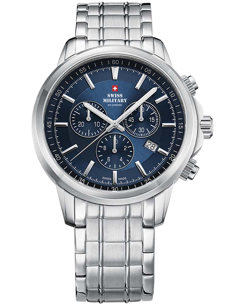 

Часы Swiss Military SM34052.03 Chronograph Saphirglas 42mm 10ATM