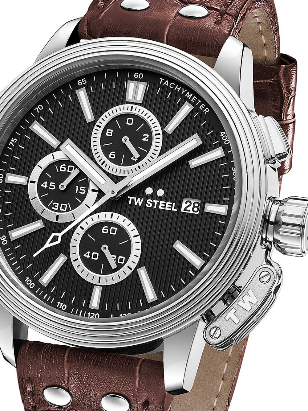 

Часы TW-Steel CE7006 Adesso Chronograph 48mm 10ATM