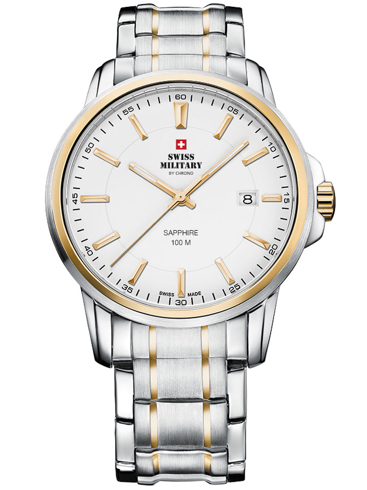 

Часы Swiss Military SM34039.05 Herren Saphirglas 40mm 10ATM