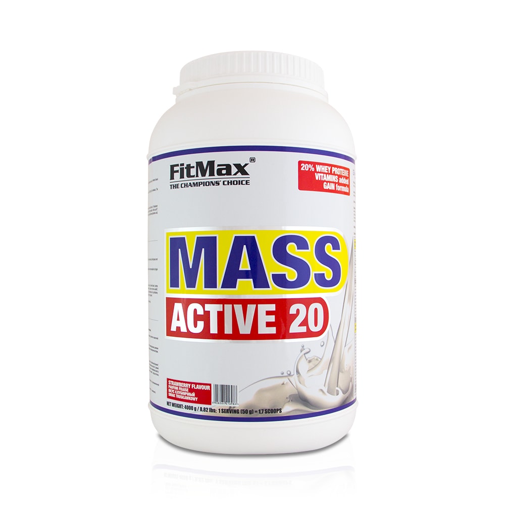 

Гейнер FitMax Mass Active 4 кг Клубника (166016)