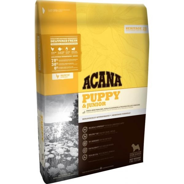 

Сухой корм для щенков средних пород ACANA Puppy & Junior 17 кг