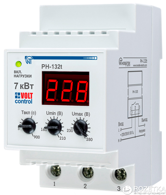 

Реле напряжения VOLT CONTROL РН-132Т