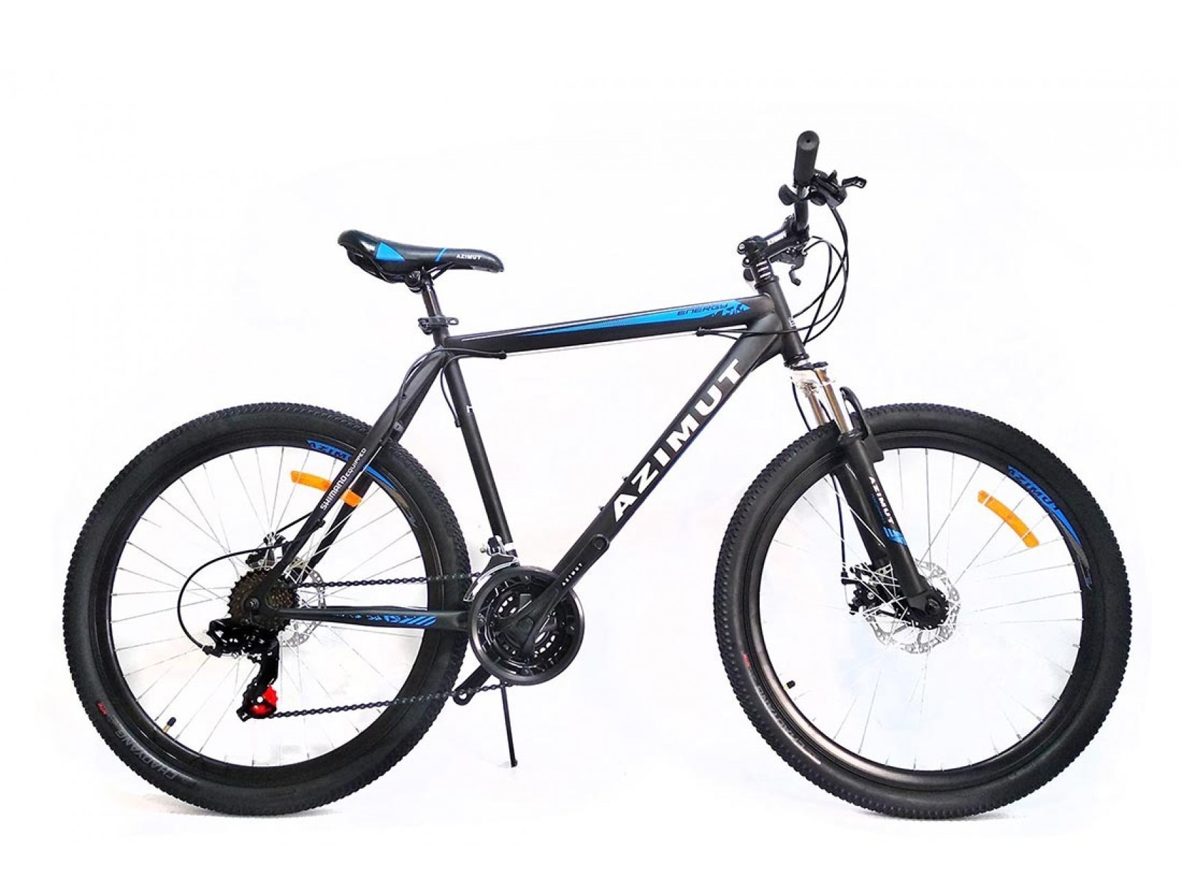 

Велосипед Azimut 2021 Energy 29" 19" Black / Blue (Energy 29"19")