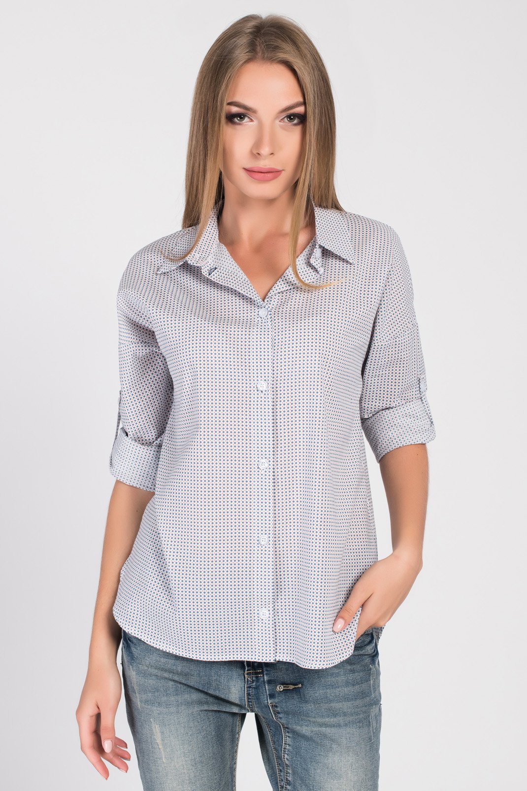 

Рубашка BK-7643-4 Pretty Woman S серый