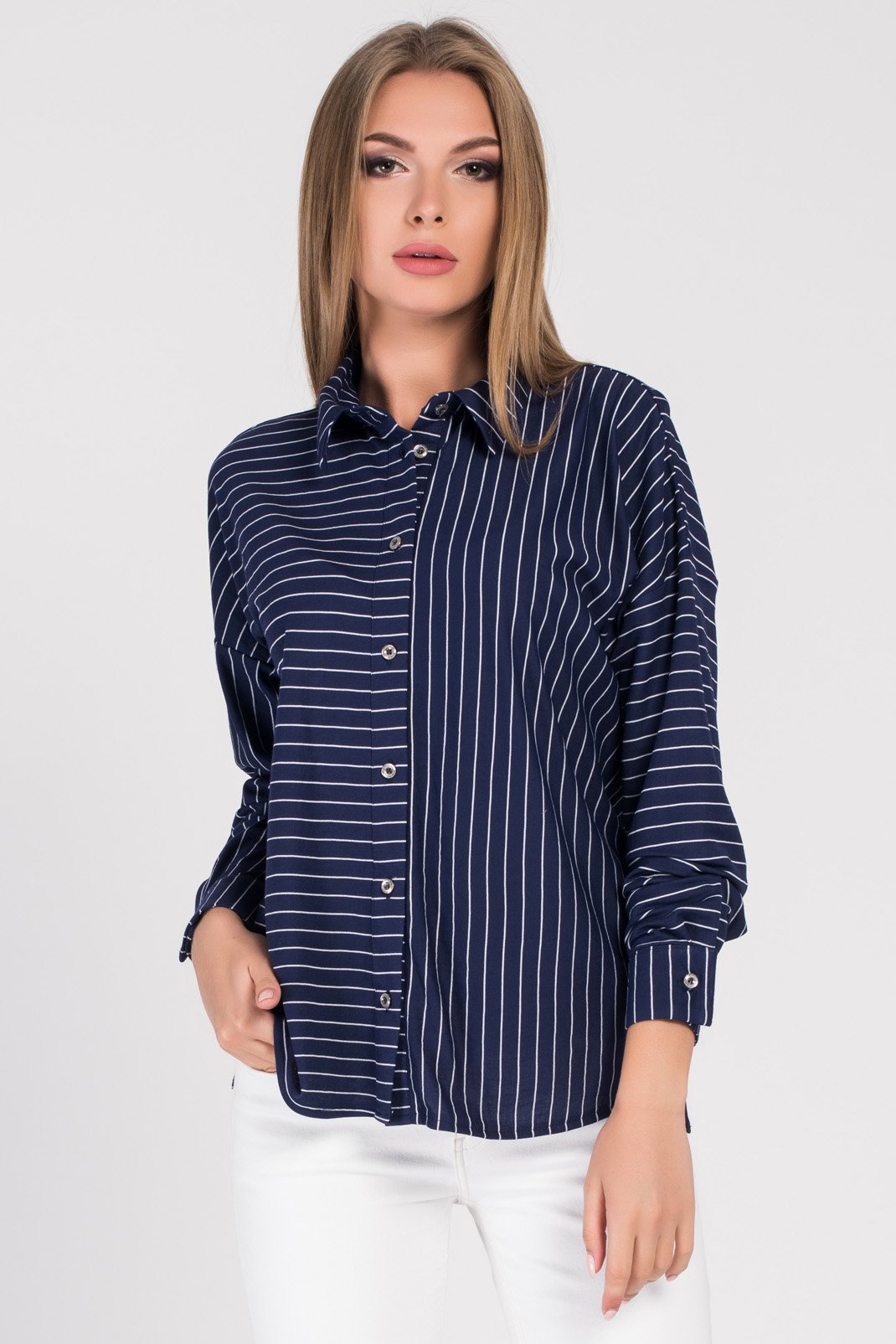 

Рубашка BK-7639-2 Pretty Woman M синий