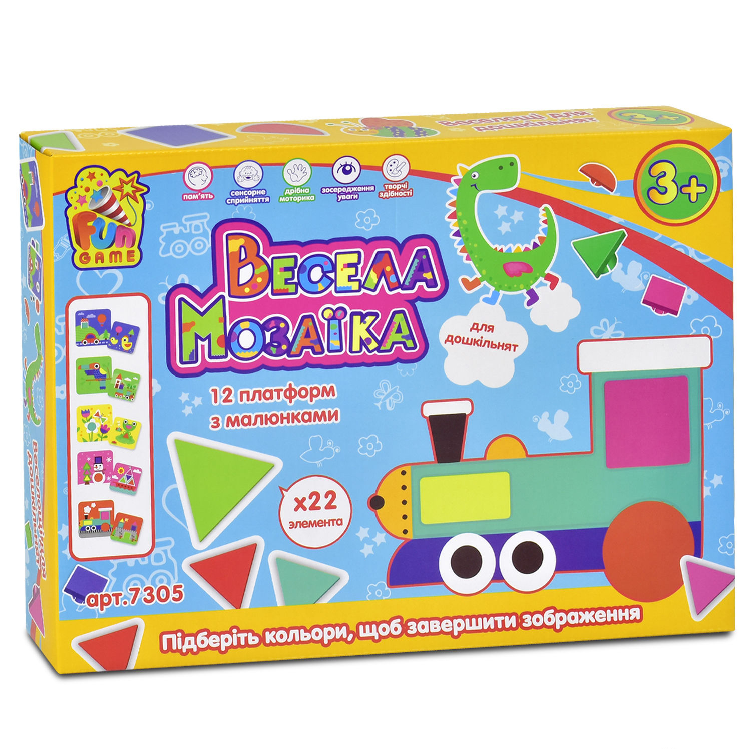 

Настольная игра Fun Game Веселая мозаика (7305)