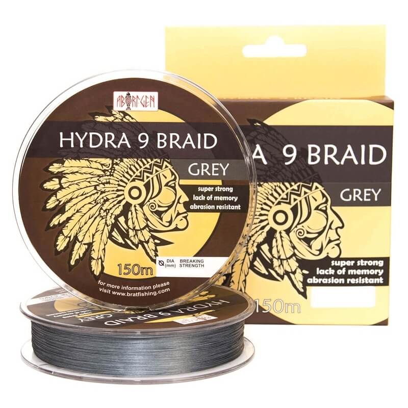 

Шнур BratFishing Aborigen Hydra 9 Braid 150м 0.06мм серый (30/02-027-006)