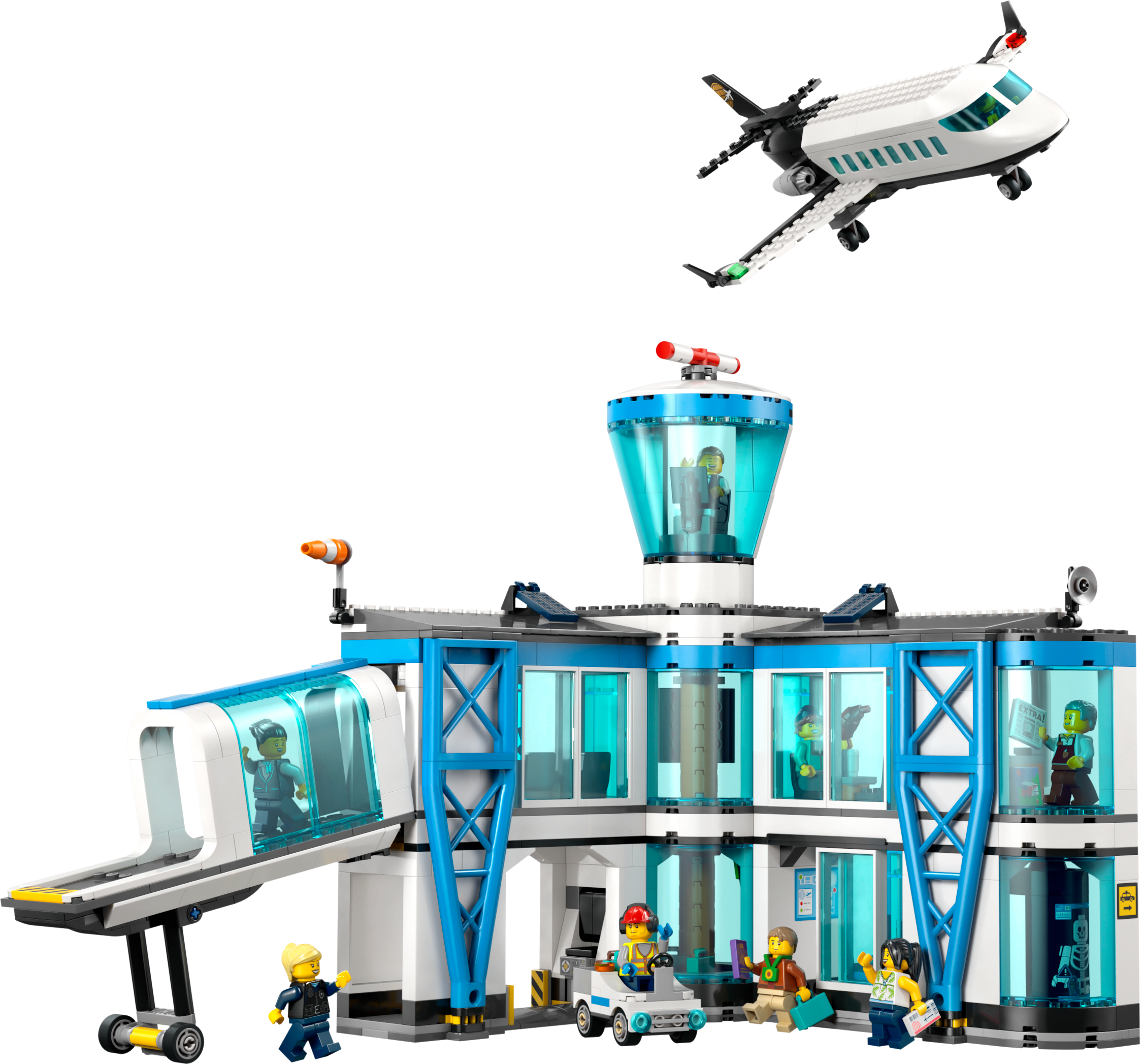 фото Блочный конструктор LEGO City Аэропорт с самолётом (60502)