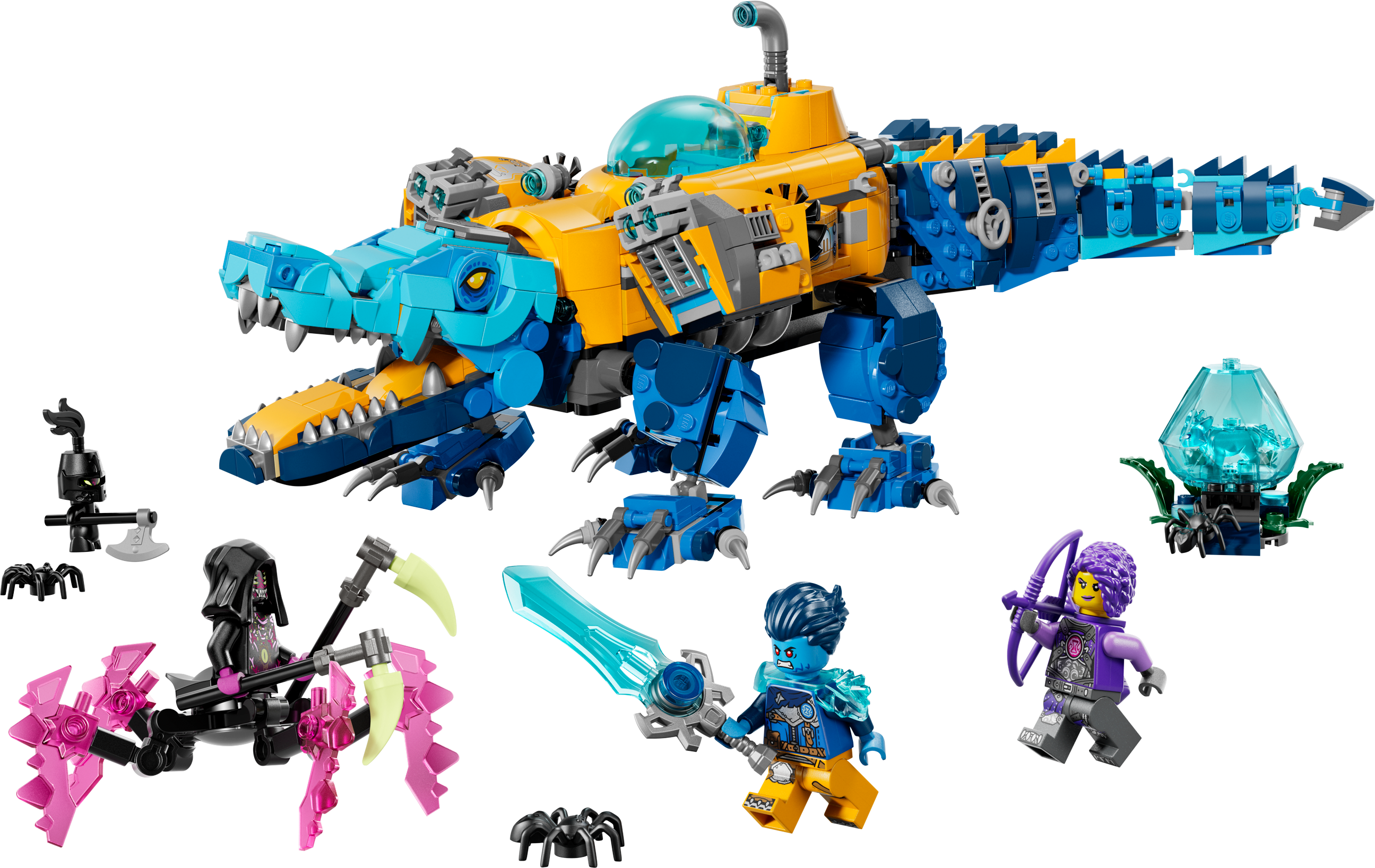 фото Блочный конструктор LEGO DREAMZzz Подводная лодка-крокодил (71512)