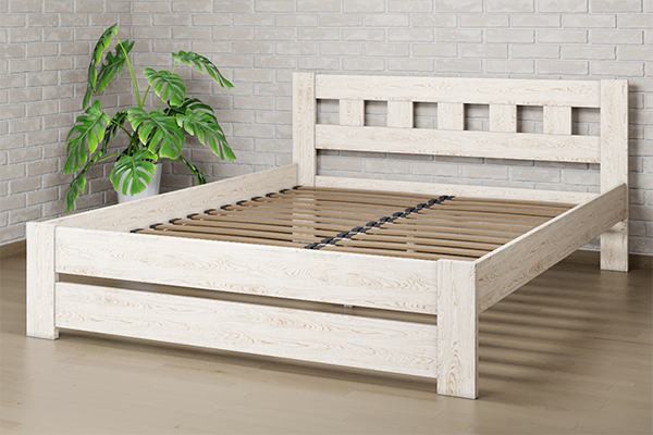 

Ліжко Camelia Сакура 160х200 Білий Сосна Олія