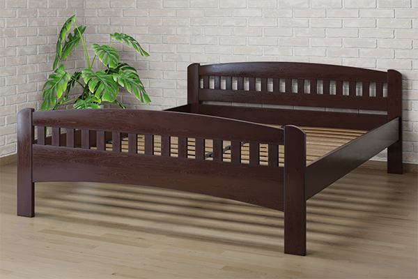 

Ліжко Camelia Розалія 120х200 Горіх темний Дуб Лак