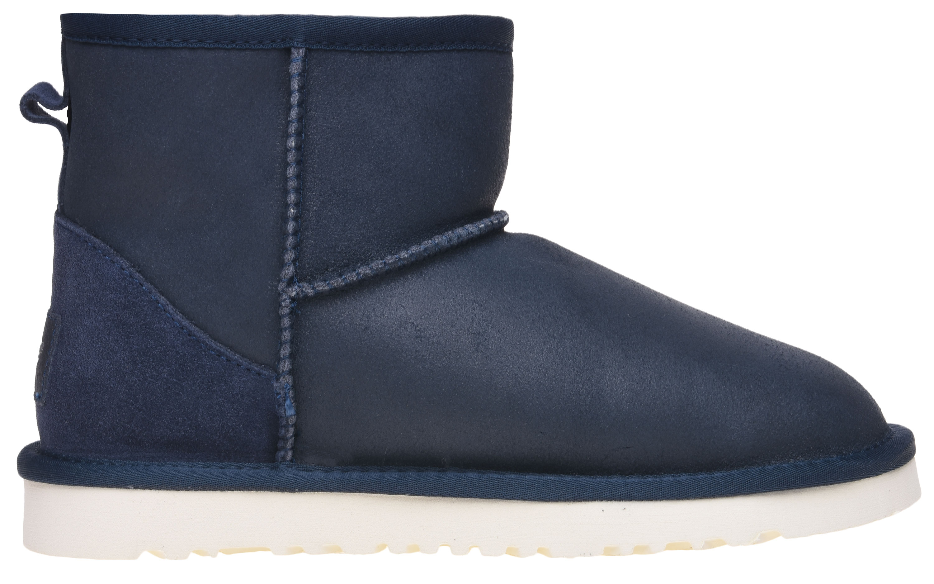 

Угги UGG Classic Mini Leather Navy W 117011 38 Темно-синие