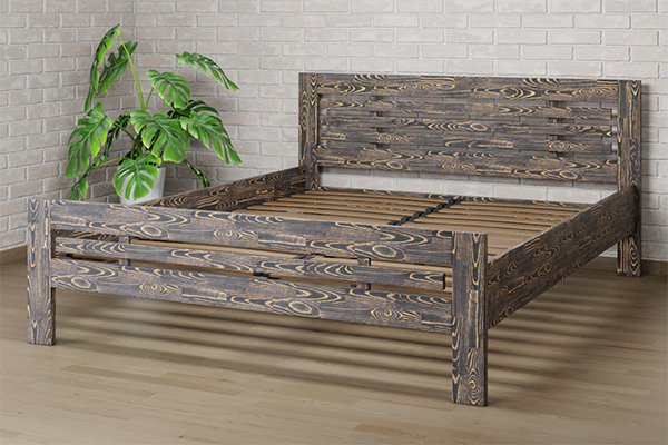 

Ліжко Camelia Фрезія 120х200 Венге Сосна Лак