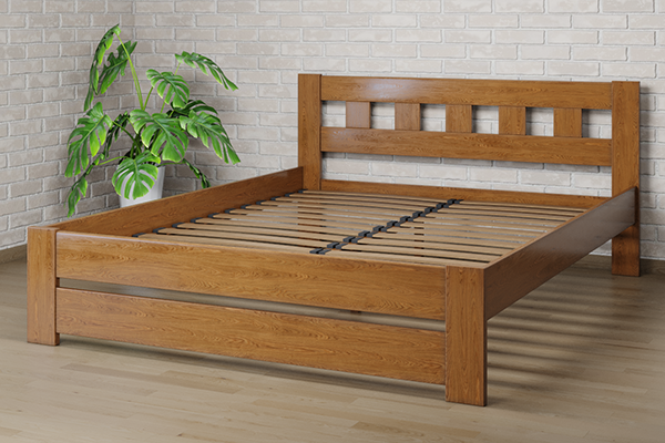 

Ліжко Camelia Сакура 160х200 Горіх світлий Сосна Лак
