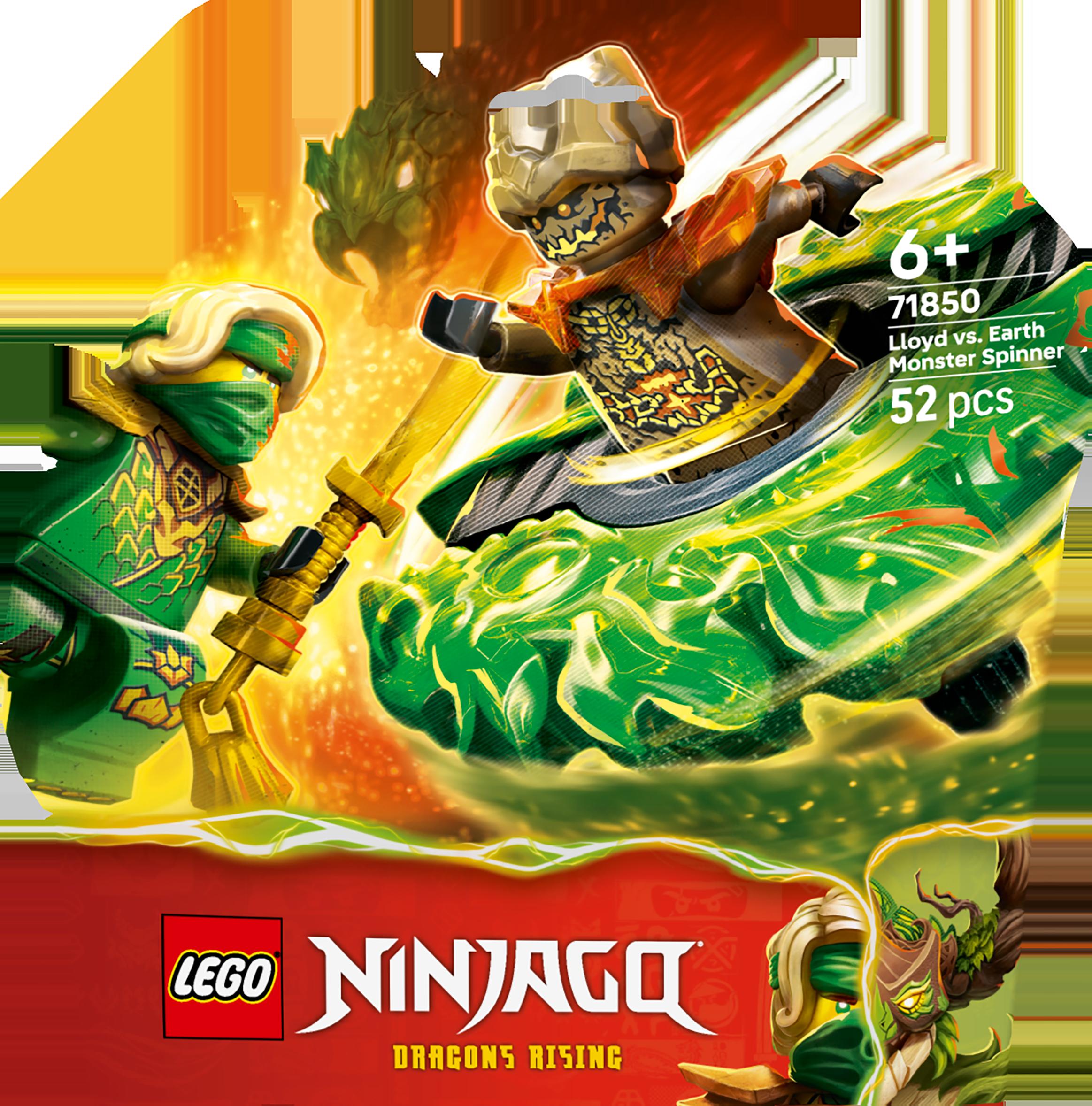 リコ Конструктор LEGO Ninjago Ллойд против спинера земельного монстра