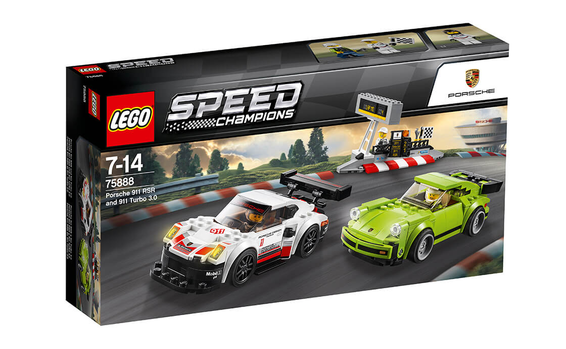 

Конструктор LEGO Porsche 911 RSR та 911 Turbo 3.0 391 деталей (75888)