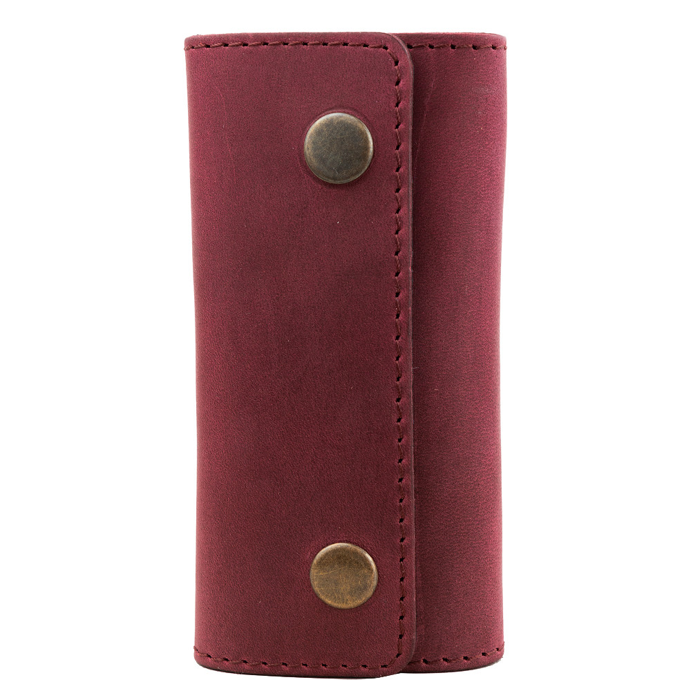 

Женская кожаная ключница (DNK-Keys-Scol-L) DNK Leather 5х11,5х2 см Бордовый 000144159