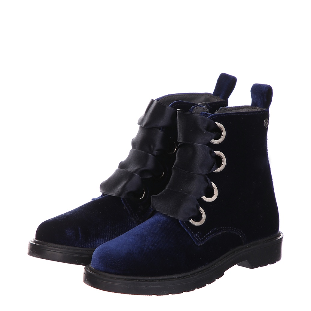 

Ботинки Naturino Victoria velvet bleu 38 синий