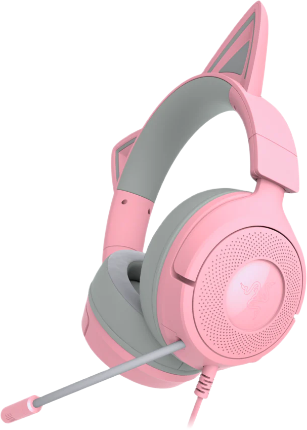фото Навушники з мікрофоном Razer Kraken Kitty V3 X Quartz (RZ04-05350100-R3M1)
