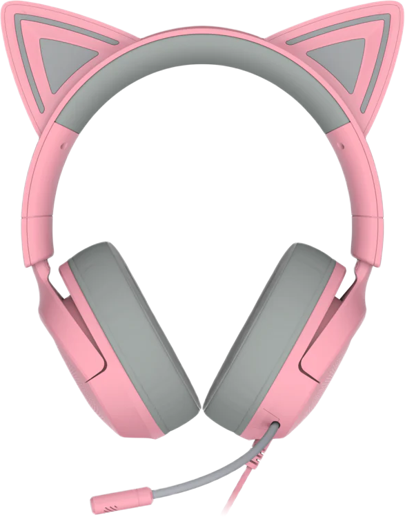 фото Навушники з мікрофоном Razer Kraken Kitty V3 X Quartz (RZ04-05350100-R3M1)