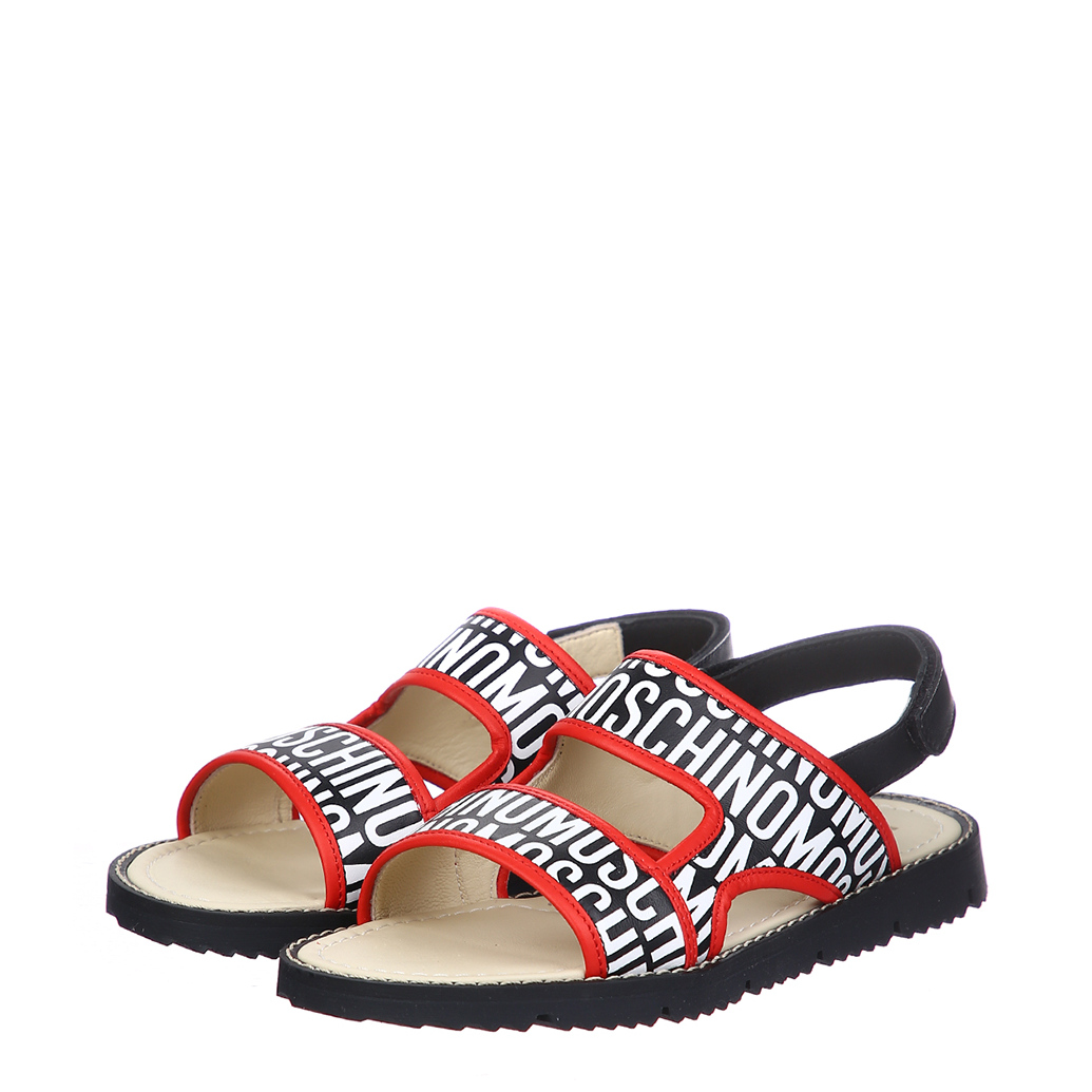 

Босоножки Moschino 26159 nero-bianco-rosso 24 синий