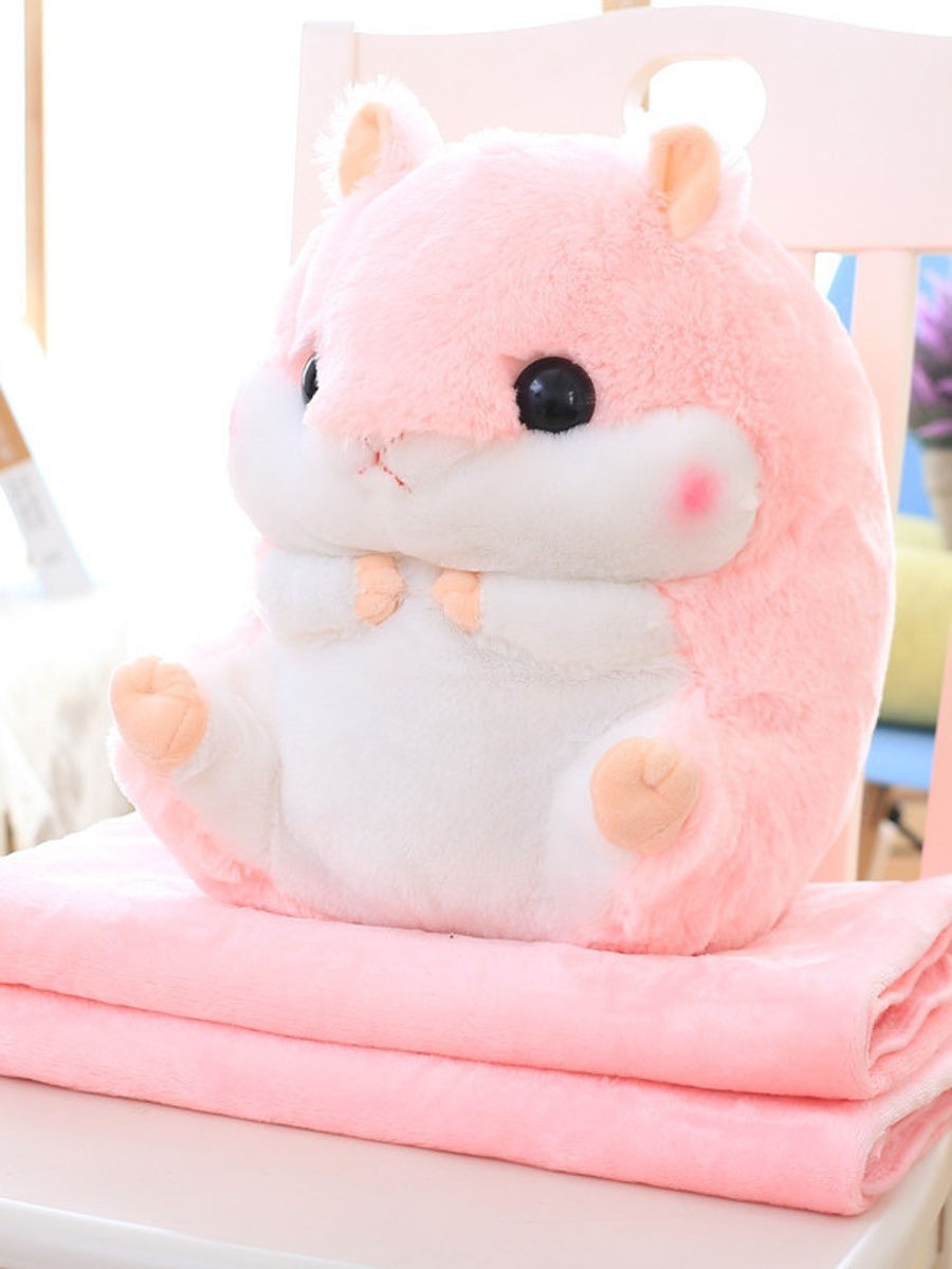 

Плед- хомяк Hamster 3 в 1 Розовый