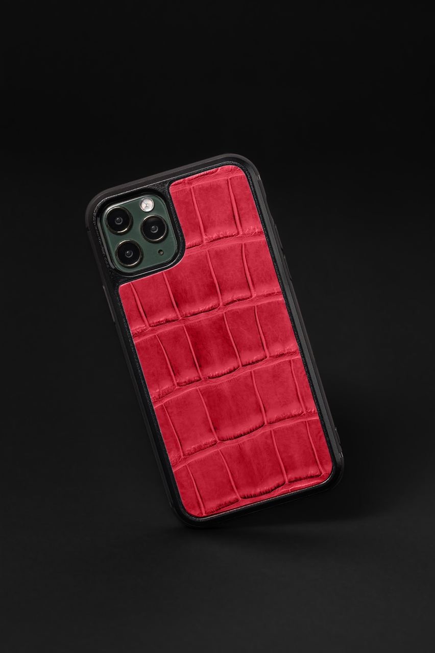 

Шкіряний чохол Mocairo для iPhone 12 Pro Max Red (CL-0036)