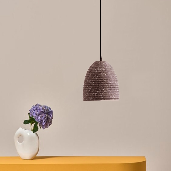 

ПОДВЕС LED BETON CHALICE BROWN D18