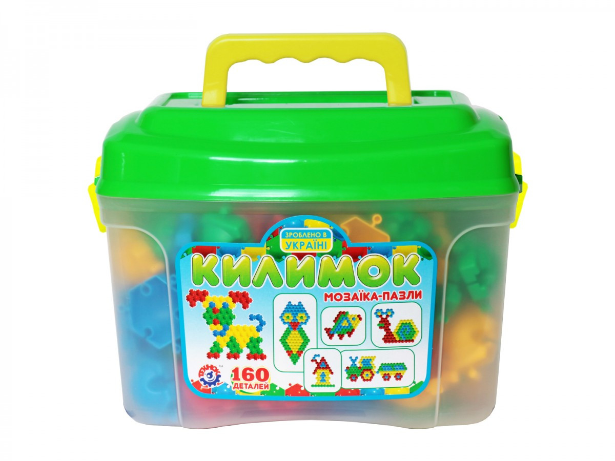 

Игрушка мозаика пазлы Коврик ТехноК 160 деталей арт. 3626