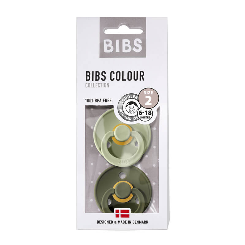 

Пустышка BIBS Color Sage + Hunter Green 6-18 месяцев