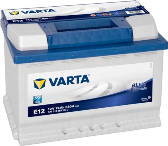 Акція на Автомобильный аккумулятор Varta Blue Dynamic 74А (+/-) E12 (680EN) (574013068) від Rozetka UA