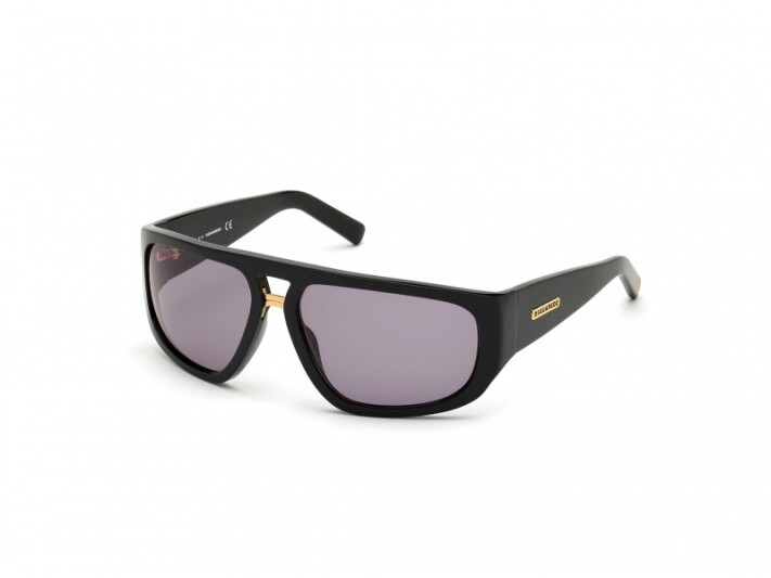

Cолнцезащитные очки DSQUARED2 DQ0338 JUDD 01A - shiny black / smoke