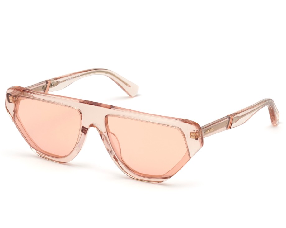 

Cолнцезащитные очки Diesel DL0322 72Z - shiny pink / gradient or mirror violet