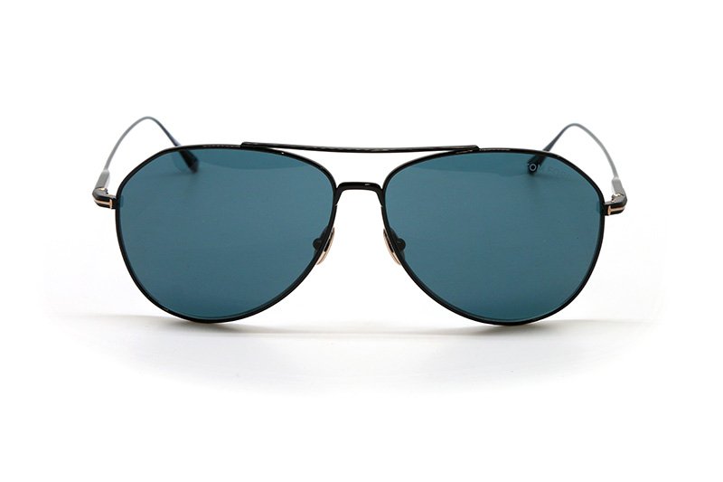 

Cолнцезащитные очки Tom Ford FT0747 shiny black / blue