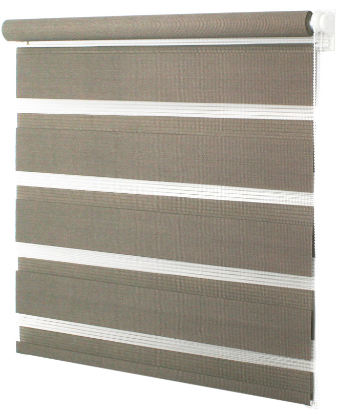 

Ролета Деко-Сити мини День/Ночь, 43x170 см, ткань синтетическая, Коричневый