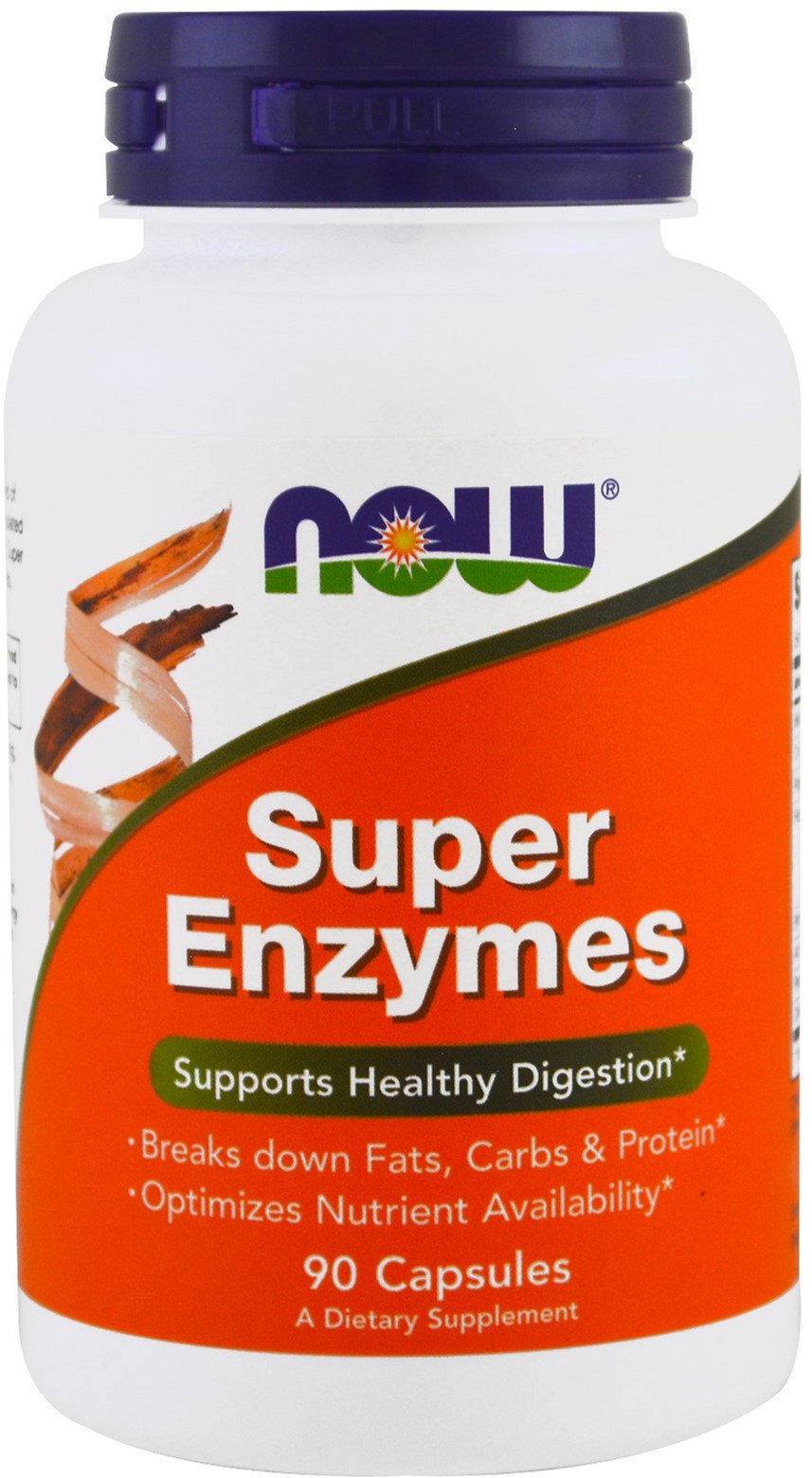 

Натуральная добавка Now Foods Super Enzymes 90 капсул (733739029638)